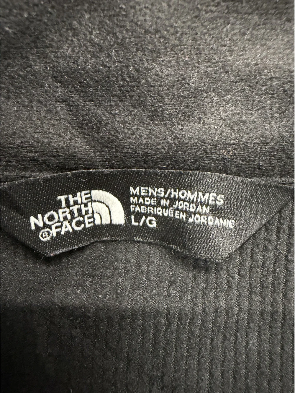 The North Face Men's Grey Sleeveless Fleece Vest Large